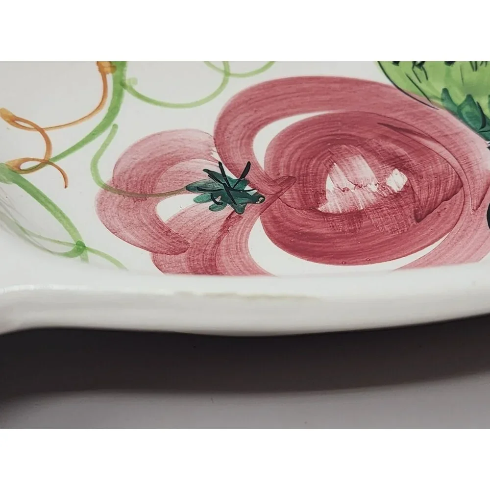 Vintage Made in Italy‎ Platter Divided Vegetable Tray /Plate 4 Sections